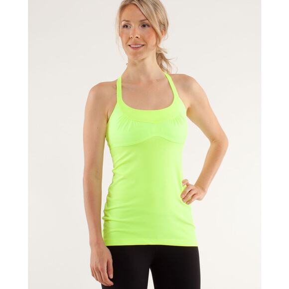 Lululemon Scoop Me Up Tank Top in Ray Bright Yellow Size 4 - Picture 2 of 10